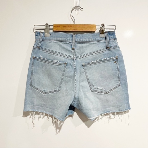 Madewell High-Rise Denim Shorts in Posey Wash - Picture 6 of 12